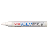 Uni White Oil-Based Paint Marker Pen 2.8mm Medium Bullet Tip
